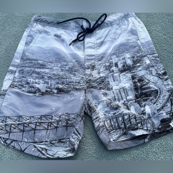 DUCHAMP Sydney Harbour Bridge Board Shorts - Picture 1 of 7